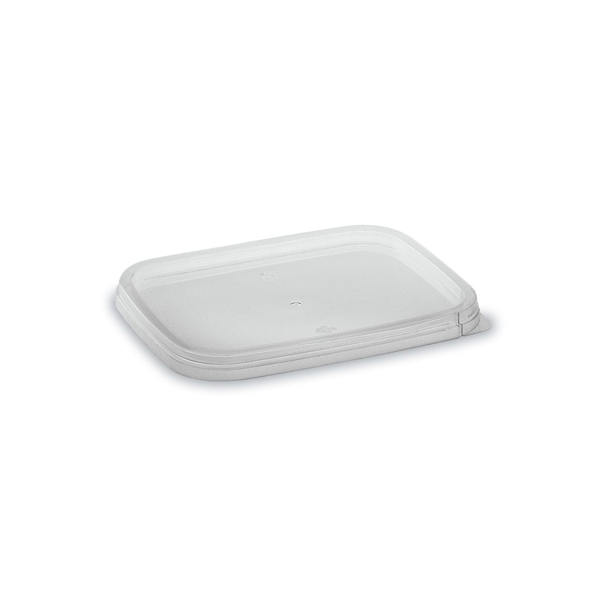 Capace caserole meniu termosudabile 2 compartimente PP transparent – imaginea 2